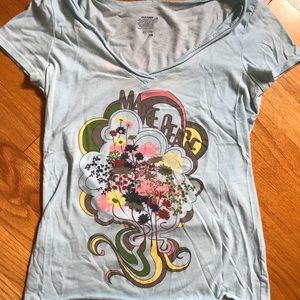 Make Peace T shirt, size M